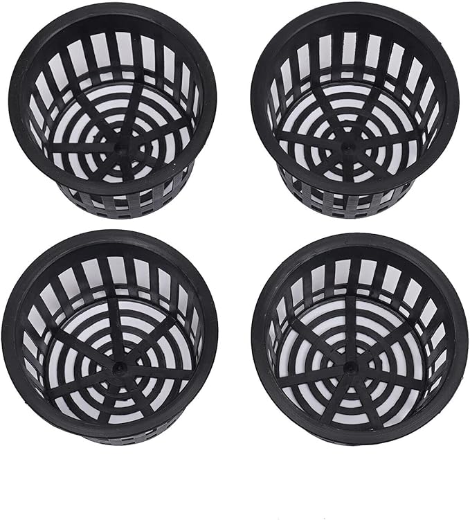 5-Bucket DWC Hydroponics Drip Growing System Deep Water Culture Indoor Gardening Grow Kit with W/Submerged Pump 11L Buckets w/Lid for Vegetables Herbs Flowers for Balcony/Home