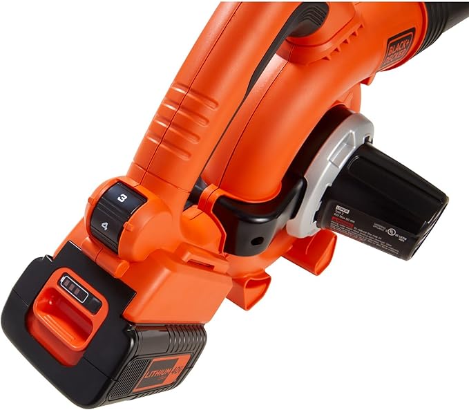 BLACK+DECKER Leaf Blower Cordless Leaf Vacuum and Mulcher Combo Kit Battery and Charger Included 40V 120 mph Air Speed 6-Speed Dial Built-in Scraper with Collection Bag (LSWV36)