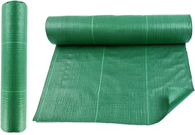 Weed Control Film Geotextile Fabric Weed Control Membrane for Ground Cover Weed Control Cloth Landscaping(0.61x152m/2x500ft)