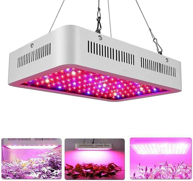 Hydroponic Plant Panel Light Grow Lights for Indoor Plants LED Full Spectrum Plant Grow Lamp for Greenhouse and Indoor Plants Veg Flower