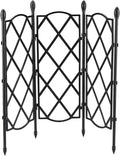 Yosoo Garden Trellis Plastic Coated Steel Expandable Flower Stand Supports Climbing Vines Indoor and Outdoor Use (2)