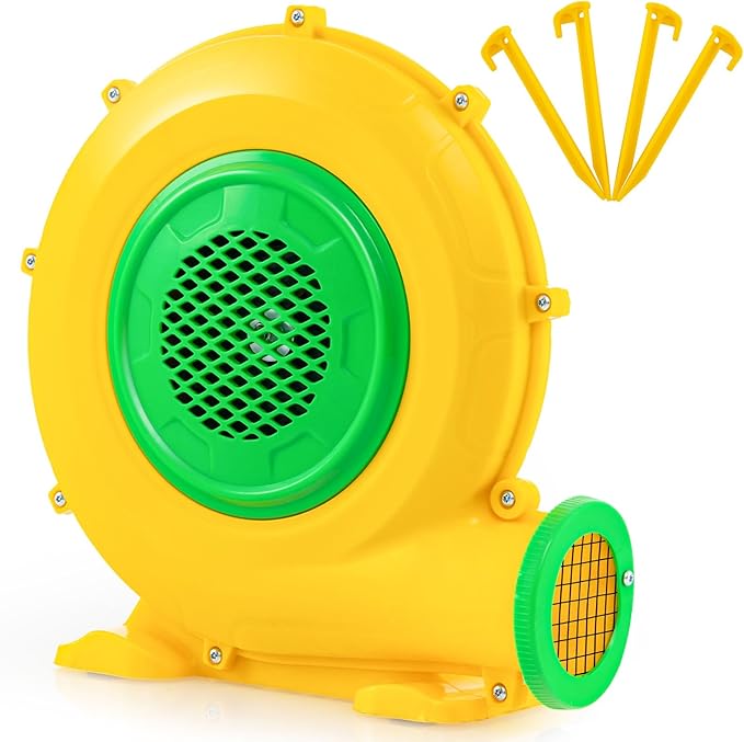 Costzon Air Blower 680W Bounce House Blower Pump Fan Commercial Inflatable Bouncer Blower 2340pa Air Blower for Inflatables Perfect for Inflatable Water Slide Jumper Bouncy Castle
