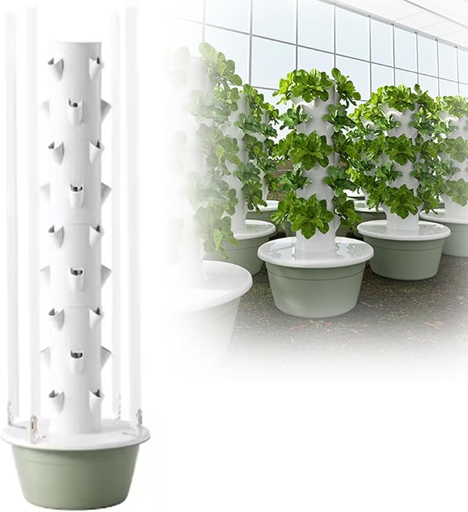 Hydroponics Growing System with Hydrating Pump Adapter Net Pots - 7 Layer Indoor Smart Garden Kit