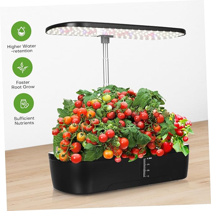 VICASKY Smart Planting Machine Hydroponics Growing System 12-Port Indoor Garden Kit Light Easy to Use