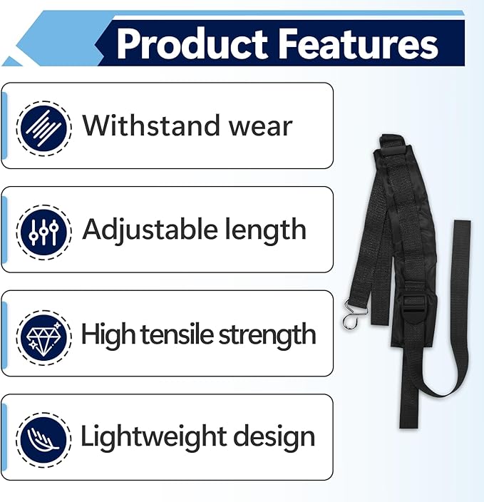 2 Set Backpack Blower Shoulder Straps Compatible with Husqvarna 150BT 150BF 170BT 170BF 350BT 350BF 370BFS 370BTS Straps for Backpack Blower Replace 511802901 511803001