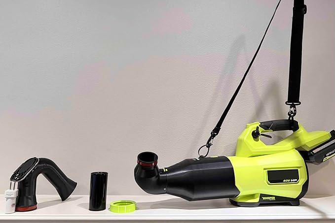 ArloCatcher 30-Foot Gutter Cleaning Kit for RYOBI Leaf Blower 40V 800 CFM RY40HPLB01 Leaf Blower– Two-Story Gutter Cleaning Tools from Ground Ladder Free Extension Pole Not Included
