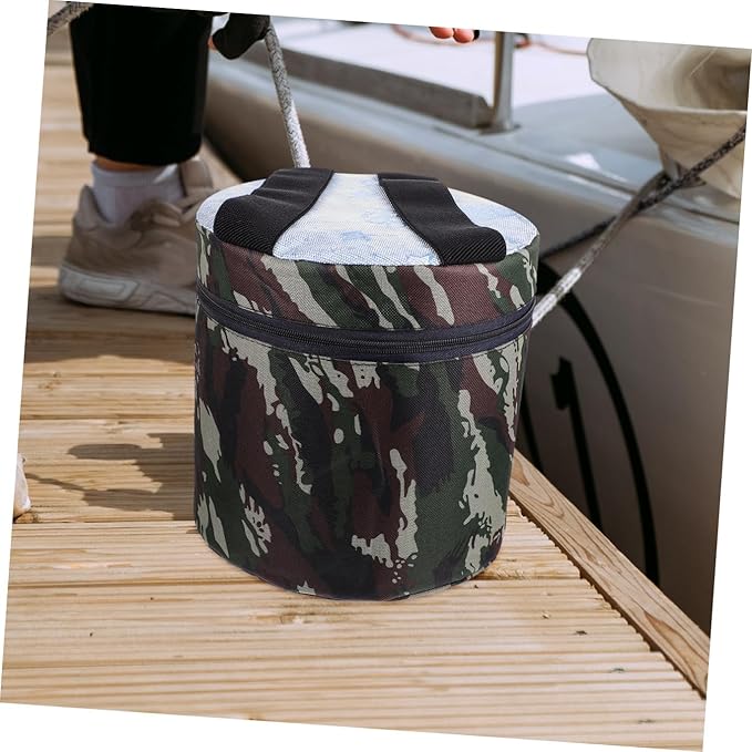 balacoo Portable Weeding Stool with Tool Pouch 25cm Height Lightweight Outdoor Gardening Seat for Farming Camping Fishing and Field Work Random Style