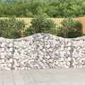 5-Pack Gabion Basket Planter Set 78.7x11.8x39.4/47.2 Galvanized Iron Outdoor Planter Box for Garden Raised Bed Silver Wire Flower Boxes for Patio Landscaping