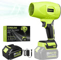 Portable Dust Cleaner Leaf Blower Cordless Handheld Snow Blower Hand Blowers for Lawn Care Patio Cleaning Leaves and Dust Blowing 4.0Ah Battery and Charger Included (1 Battery)