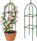 Garden Trellis for Climbing PlantsAdjustable Height Metal Obelisk Frame | Climbing Trellis - for Balcony House Outside Wedding Vegetable Flower Fruit