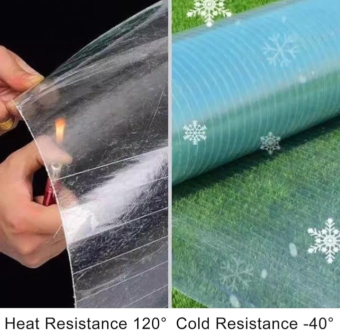 REMYS Plastic Garden Fencing Polycarbonate Greenhouse Sheeting Plastic Roof Panels Replacement for Balcony Patio Gazebo Construction and Landscaping Projects 85% Transparent(1.8x10m(6x32.8ft))