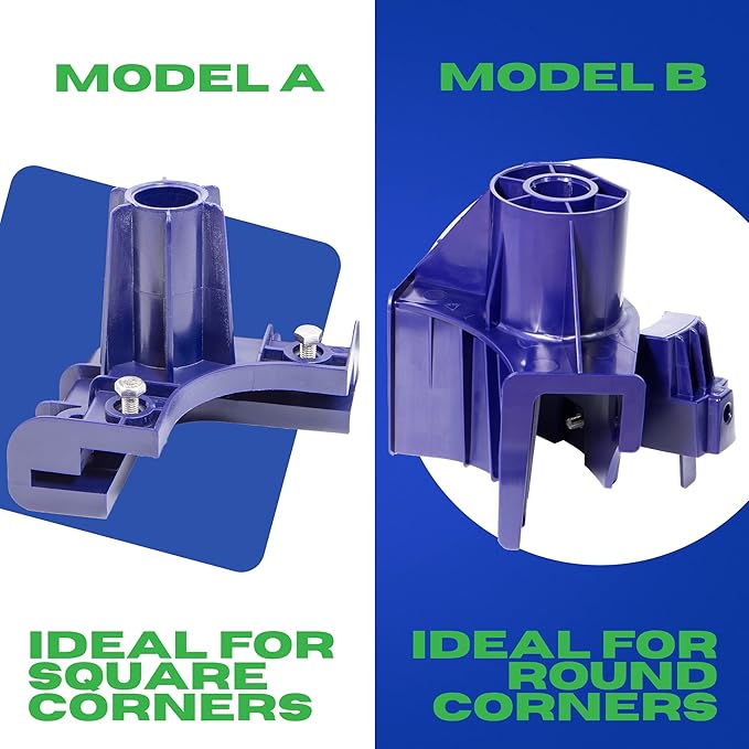 Trellis System Support Kit (Model A) - for Climbing Plants | Square Corner | Ideal for Hydroponics Growing System Greenhouse &amp Garden