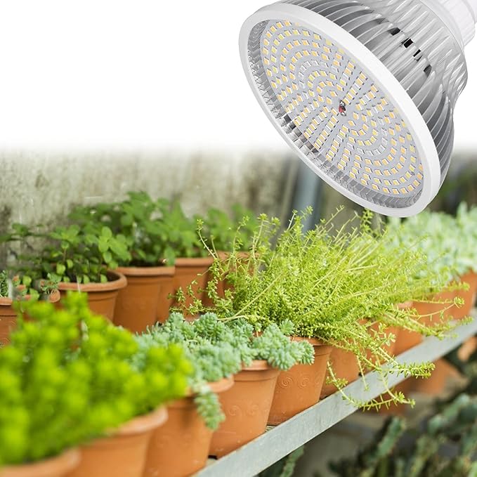 22W E27 200LED Plant Light Bulb Full Spectrum for Garden Greenhouse AC85V-285V Lamp Chips for Plant Lighting