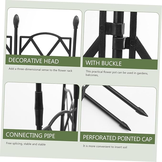Outdoor Garden Trellis for Tomatoes Cages Chain Trellis Plant Climbing Rack Metal Plant Vine Support Stake