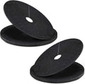 10pcs Black Non Woven Fabric Tree Mulch Lock up Protector Mat Reusable Weed Barrier for Control Root Protection(42CMX42CMX5CM)