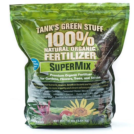 Tank's Green Stuff 100% Organic SuperMix Fertilizer 10 lb