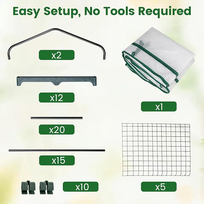 S AFSTAR Portable Greenhouse with Shelves 27 x 19 x 75 Green House with 5 Tiers Mesh Shelves &amp Roll-Up Door Small Greenhouse Mini Growing House Greenhouses for Outdoors Garden Patio Backyard
