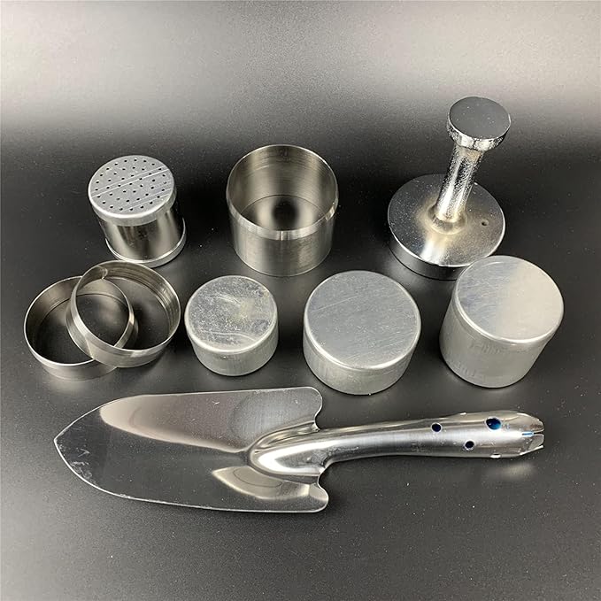 304 Stainless Steel Soil Sampler with Cubic Soil Ring Cutter (200 Cubic Soil borrowing Suit)
