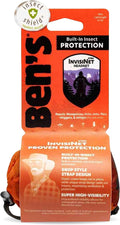 Ben's InvisiNet Xtra with Insect Shield - Comfortable Bug-Repelling Net with Permethrin &amp Drop Neck Design - High-Visibility Head Net with Pull String Sack