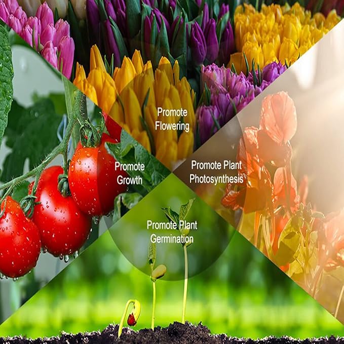 Grow Lights for Indoor PlantsPlant Grow Light Red Blue Timing Adjustable Angle Bright USB Powered 3 Head LED Grow Lights for Gardening Potting Plant Grow Light Plant Light Plant Light for Indo