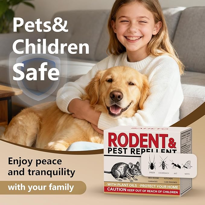 Mouse Repellent 34 Balls Peppermint Rodent Repellent for Indoor &amp Outdoor Use Long-Lasting Safe Mice Deterrent Natural Effective Moth Balls for Rodent Control for Home Car &amp Garden