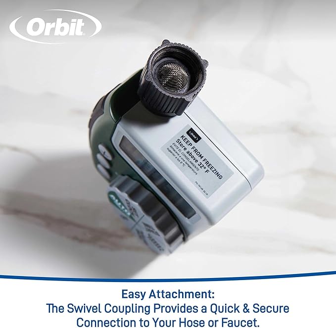 Orbit 62067 1-Outlet Programmable Digital Hose Watering Timer 2-Pack