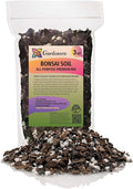 Premium Bonsai Soil All Purpose Fast Draining Mix - Pumice Lava Calcined Clay and Pine Bark Potting Pre Mixed Bonsai Plant Soil Mixture by GARDENERA - Made in USA - (3 Quart Bag)