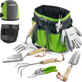 WORKPRO Garden Tools 7 Piece Set + Garden Knee Pads