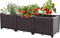 Raised Garden Bed Planters for Outdoor Plants Raised Beds for Gardening Plastic Planter Raised Beds for Planting Outdoor Plant Vegetables Flowers Fruits and Plants 47.2(L) x 15.7(W) x 14.5(H)