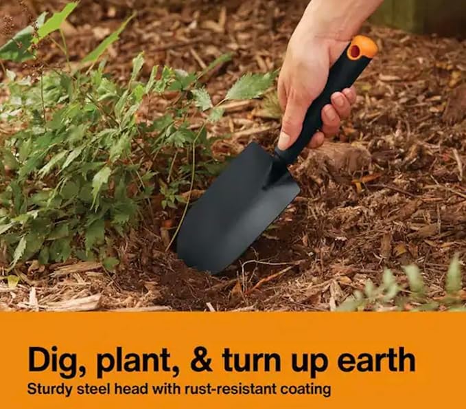 Garden Tool Set 3-Piece Trowel Cultivator Transplanter 12.2 Inch Length