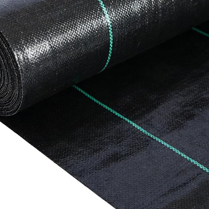 Landscape Fabric – 1.6x164ft Heavy Duty Grass Control Sheet Garden Weeds Barrier Multipurpose Lawn and Plant Mat | Plant Protection Fabric for Gardeners Vegetable Flower Beds Farm Nursery Trees