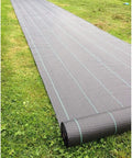 Black 100gsm Heavy Duty Lined Weed Control Fabric Farm Garden Landscaping Ground Cover Membrane 1pcs (Size : 0.5x10m)
