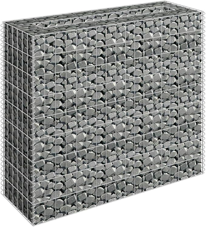 Gabion Raised Bed Galvanized SteelRaised Beds Raised Garden Boxes Planter Boxes Outdoor Outdoors for VegetablesFlowersHerbs 35.4x11.8x35.4