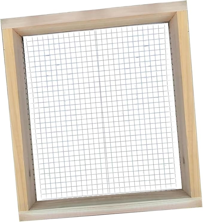 Multipurpose Soil Screen Soil Sifter Wood Dirt Sifter Handheld Cedar Sifter for Gardening Rock Worm Peat Moss Loam Soil