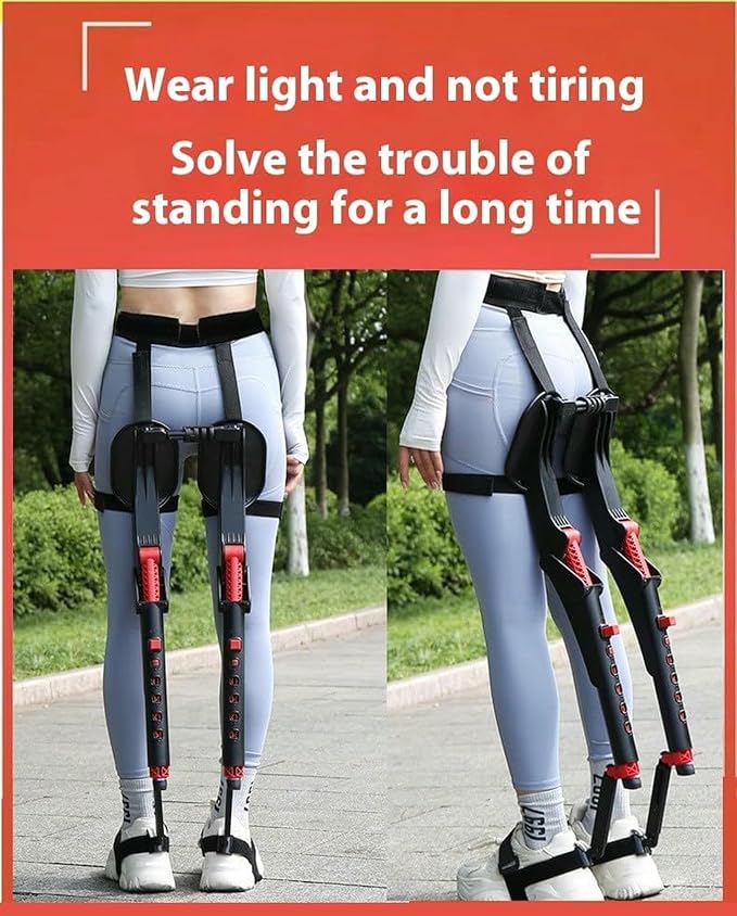 Exoskeleton Seat Adjustable Chairless Invisible Chair Invisible Chair Human Wearable Seat 5 Gear Adjustable Heights