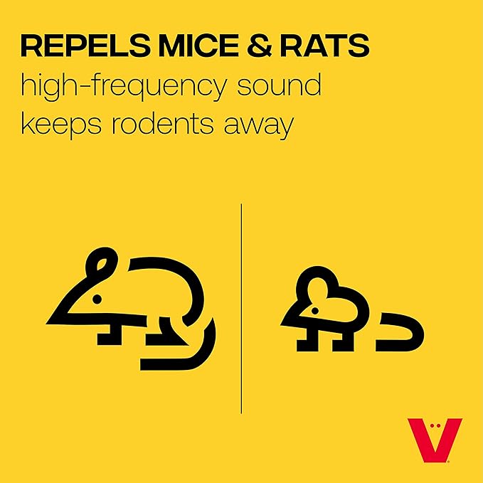 Victor PestChaser Pro Heavy-Duty Rodent Repeller - Ultrasonic Rodent Repeller for Indoors - Repel Mice and Rats - Use in Basement Attic Warehouse - M792