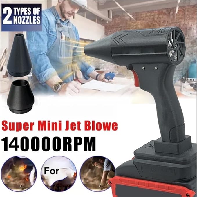 Blower Fan 140000RPM Cordless Portable Handheld Turbo Jet Fan Blowers