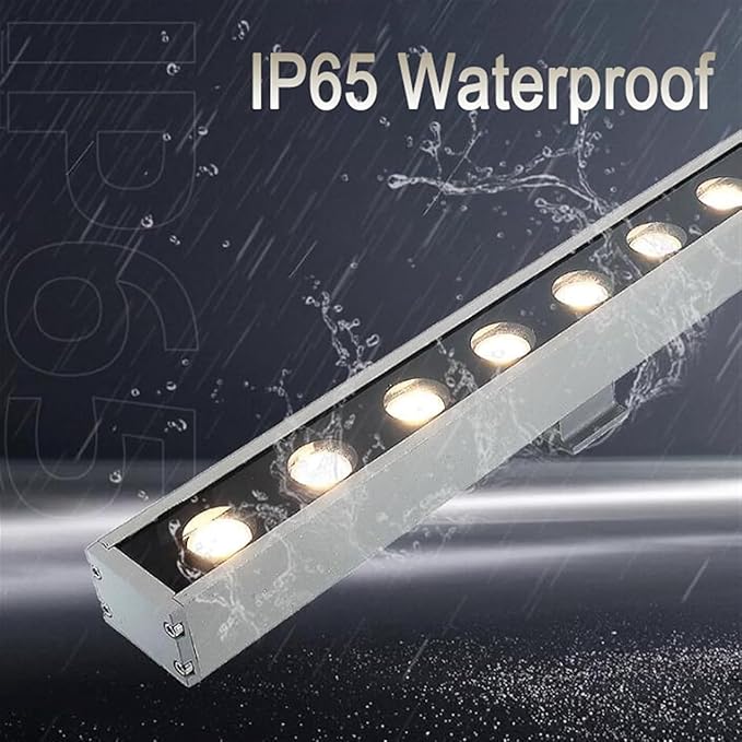 Outdoor Ground LED Landscape Lights IP67 Waterproof Recessed Spotlight 24V Low Voltage Wall Washer for Garden and Pathway Lighting Durable Landscape Contour Illumination