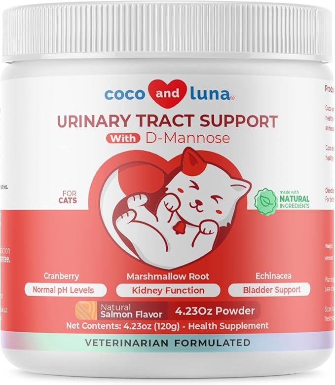 Cranberry for Cats - Urinary Tract Support Bladder Health Dog UTI Bladder Stones Incontinence Support (Powder for Cats)