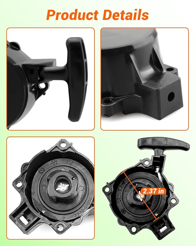 Leaf Blower Recoil Starter and Housing Kit Fit for Husqvarna 125BT Backpack Blowers Replace 531009652 Leaf Blower Recoil Starter Assembly