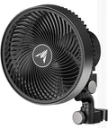 AC Infinity CLOUDRAY S9 Grow Tent Clip Fan 9” with Redesigned Long-Life EC Motor Custom 10 Dynamic Wind Speeds and 10-Level Oscillation Weatherproof IP-54 for Hydroponics Circulation Cooling