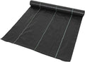 3ft x150ft Black Weed Barrier Landscape Fabric Heavy Duty 3.2OZ French Drain Fabric Ground Cover Weed Cloth for Erosion ControlOutdoor Gardening Weed Control Mat