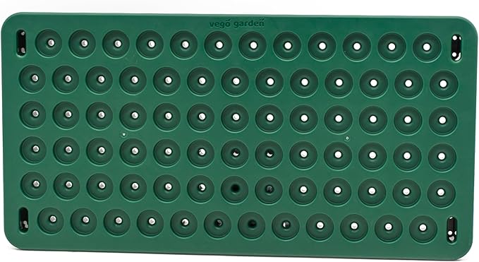 Vego garden 3-in-1 Plant &amp Pop Board Seedling Popper Tool 10 x 20 Works Perfectly with Stackable Seedling Trays