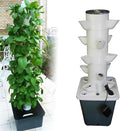 Hydroponics Growing System 15 Holes Indoor hydroponic Grow Vertical Tower with Timer PVC Vegetables Plant Growing Systems for Home Office for Fruits/1pc