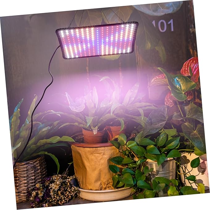 Dimmable Plant Growth Light with Led Indoor Plant Lamp for Greenhouses and Includes Hanging Chain for Easy Installation