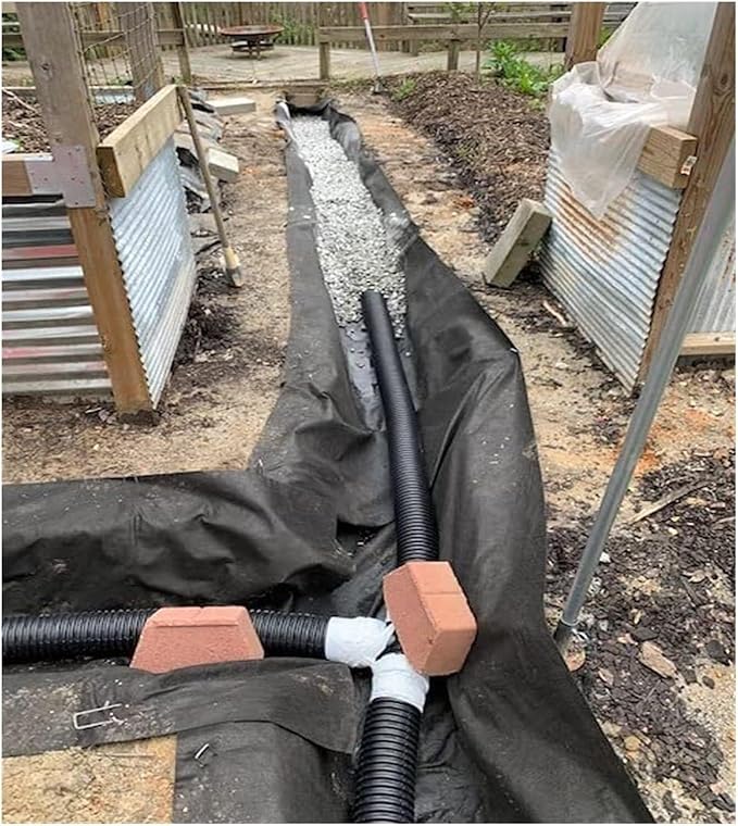 Folded Ground Cover MembraneWeed Membrane Weed Barrier Fabric Non-Woven Geotextile Fabric Garden Weed Barrier Fabric Landscaping Fabric(1x10m)