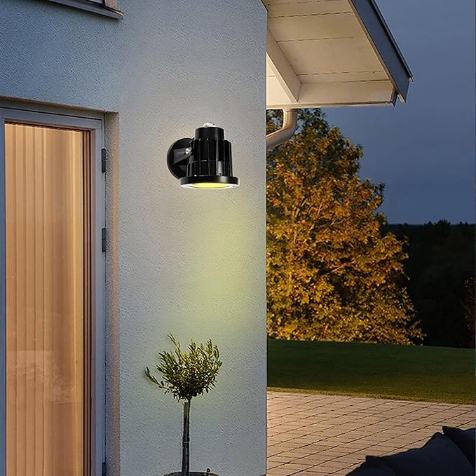 Led Spotlights Outdoor Warm White 12W Spot Lights Indoor120V Ceiling LightLandscape Lighting for WallPondPictureGardenYard with US 2-Plug(4 Pack)