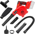 Cordless Leaf Blower for Milwaukee Battery2-in-1 Handle Electric Blower + Vacuum Cleaner 6 Variable Speed Up to 180MPHElectric Jobsite Air Blower with Brushless Motor (Only Tools)