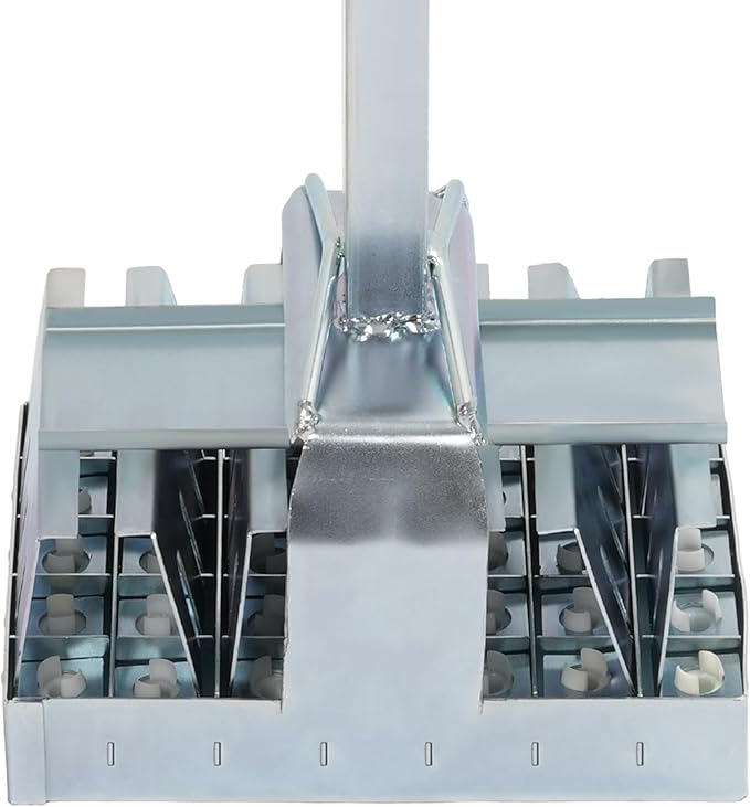 KUAFU Soil Block Maker Soil Blocker Compatible with The 1020 Tray Suitable for Seeding Seed Starting Seed Starting Soil Propagating Cuttings or Transplanting Seedlings Zinc-Plated Steel