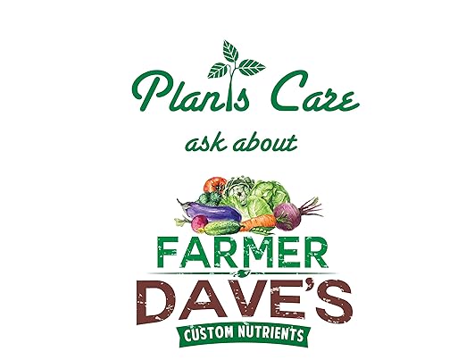 Hydroponic Nutrients - Farmer Dave's Custom Nutrients for Strawberries - 2-Part Base and Grow Liquid Growing System - Highly Concentrated Formula - Great for use in Soil Gardens Too